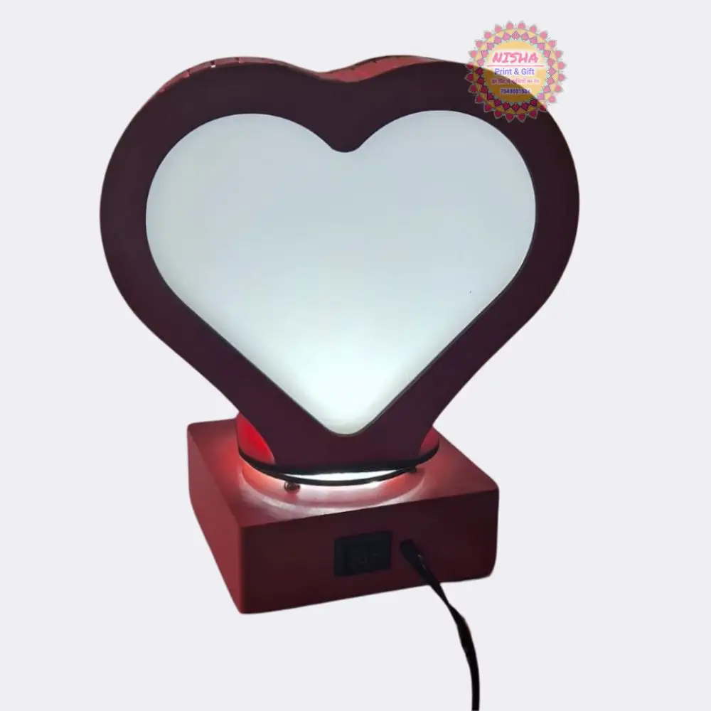 Heart-Shaped LED Table Lamp
