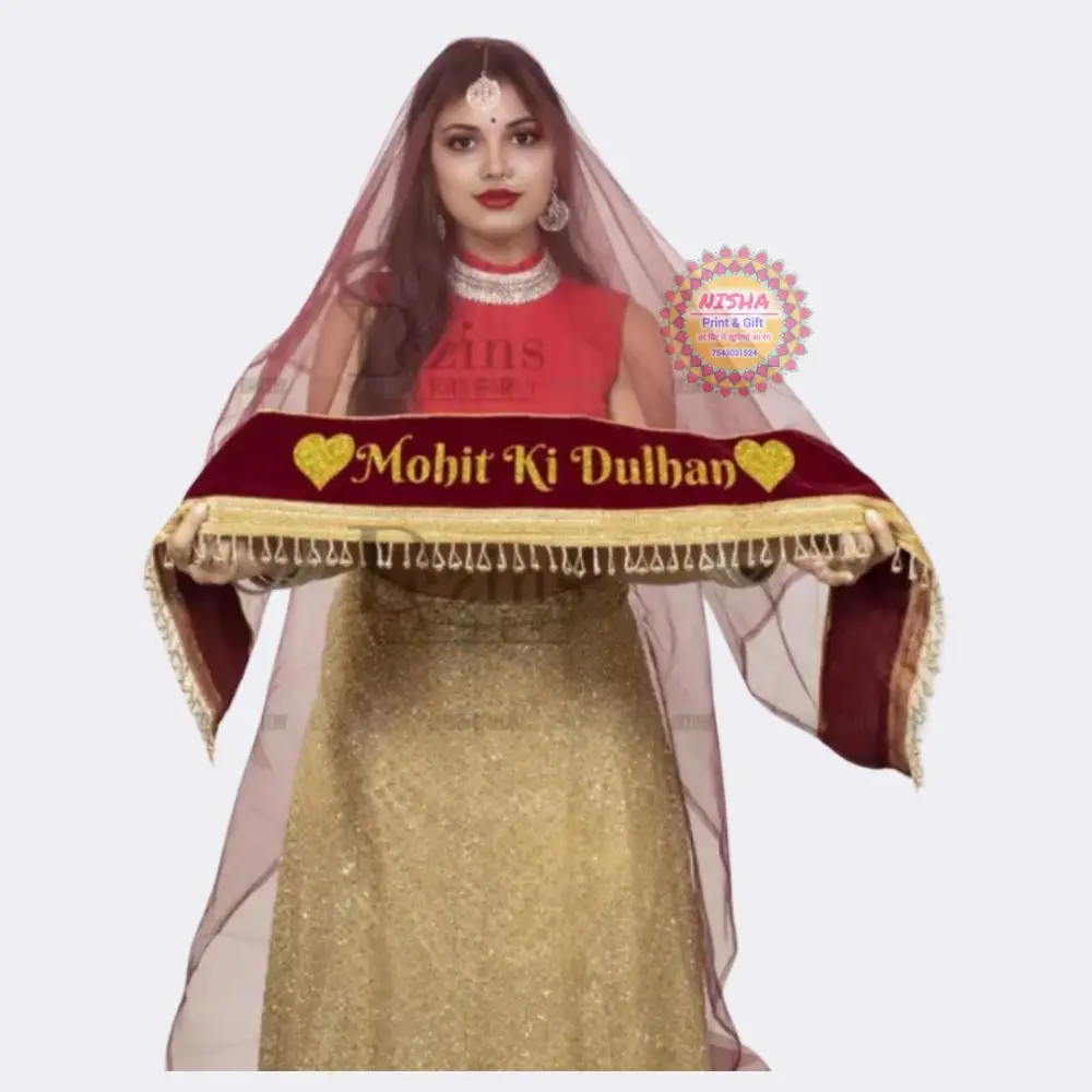 Customized Velvet Wedding Stoles