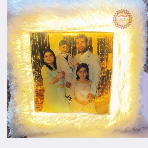 Personalized LED Fur Cushion