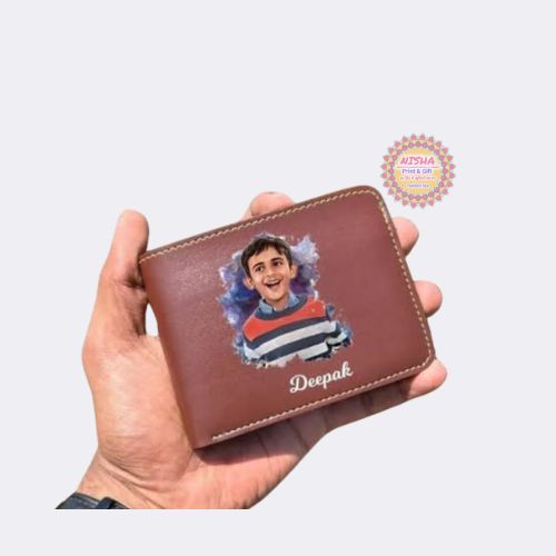 Personalized Photo Wallet – Name & Image Printed